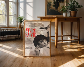Vivre Sa Vie Movie Poster Jean-Luc Godard Movie Poster Vivre Sa Vie French New Wave Classic Film Poster French New Wave Film Print Godard 4381699774
