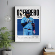 Vladimir Guerrero Jr. #27 Poster Toronto Baseball Wall Art