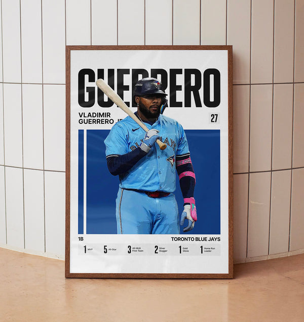 Vladimir Guerrero Jr. #27 Poster Toronto Baseball Wall Art