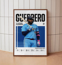 Vladimir Guerrero Jr. #27 Poster Toronto Baseball Wall Art