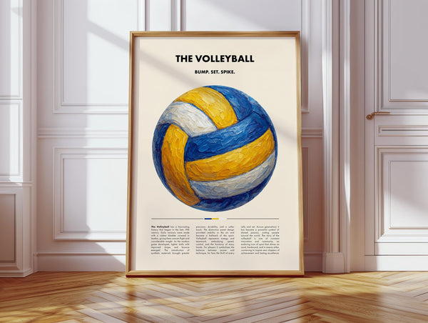 Volleyball  Poster  Vintage Style Volleyball Art Print  Sports Wall Decor  Volleyball History  Volleyball Fan Gift  Wallpaper 4395441674