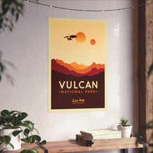 Vulcan National Park Poster, Star Trek Poster, Star Trek Wall Art, Star Trek Art Print, Live Long and Prosper Art, Star Trek Gift, SciFi Art 1831034648