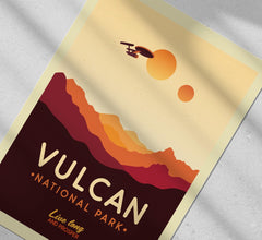 Vulcan National Park Poster, Star Trek Poster, Star Trek Wall Art, Star Trek Art Print, Live Long and Prosper Art, Star Trek Gift, SciFi Art 1831034648
