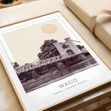 Waco Poster Print, Waco Travel Poster, Waco Minimalistic Wall Art, Waco, Texas, United States 1868249666