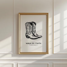 Walk By Faith Western Christian Wall Art Cowboy Decor Bible Verse Poster Digital Download Christian Apartment Decor Housewarming Gift Prints 1820548867