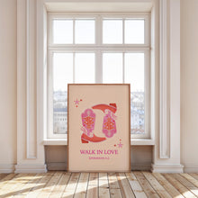 Walk In Love Western Christian Wall Art, Cowboy Decor, Bible Verse Poster, Digital Download, Christian Apartment Decor, Housewarming Gift 1810668435