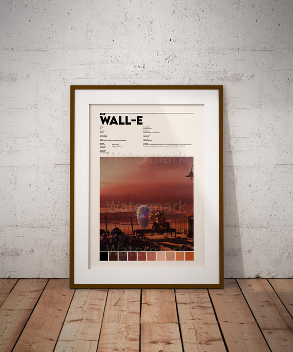 Wall-E Poster  Wall Art Print  Vintage Art Print  Custom Movie Poster  Digital Wall Art  Home Décor  Printable 1858928562