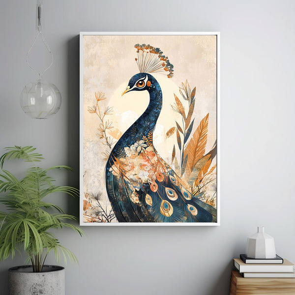Wall Art, Funny Poster, Ducks Wall Art, Funny Poster, Colorful Ducks Print, Trendy Animal Pattern Decor