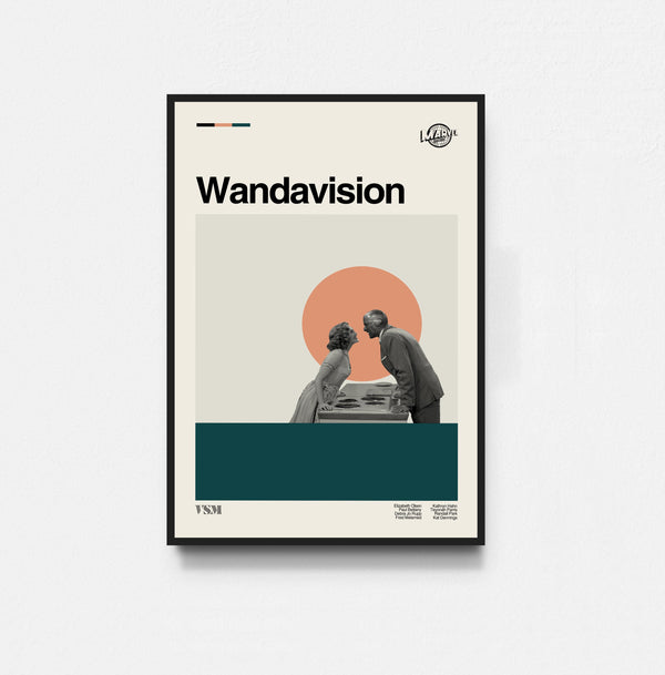 WandaVision Poster, Wandavision Print, Tv Series Poster, Midcentury Art, Minimalist Art, Retro Poster, Vintage Poster, Home Decor 1811819573