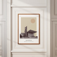 Warren Poster Print, Warren Travel Poster, Warren Minimalistic Wall Art, Warren, Michigan, United States 1868249648