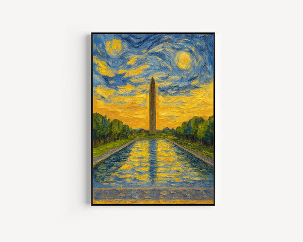 Washington D.C Poster, Minimalist, Helvetica, Mid-Century Modern, D.C. Travel Print, D.C. Poster, Washington Monument Poster, DC Mall Poster