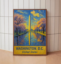 Washington DC Travel Print, Washington D.C. - United States Travel Gift, Printable City Poster, Wall Art, Wedding Gift