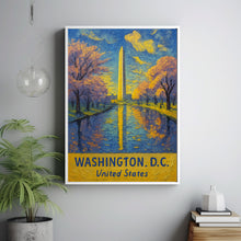 Washington DC Travel Print, Washington D.C. - United States Travel Gift, Printable City Poster, Wall Art, Wedding Gift