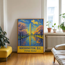 Washington DC Travel Print, Washington D.C. - United States Travel Gift, Printable City Poster, Wall Art, Wedding Gift