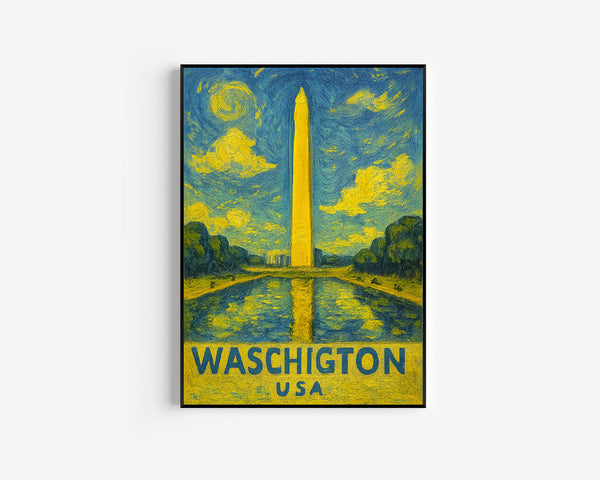 Washington Dc Travel Print, Washington DC Poster Print, Washington DC Wall Art, Washington DC Wall Decor, Travel Home Decor