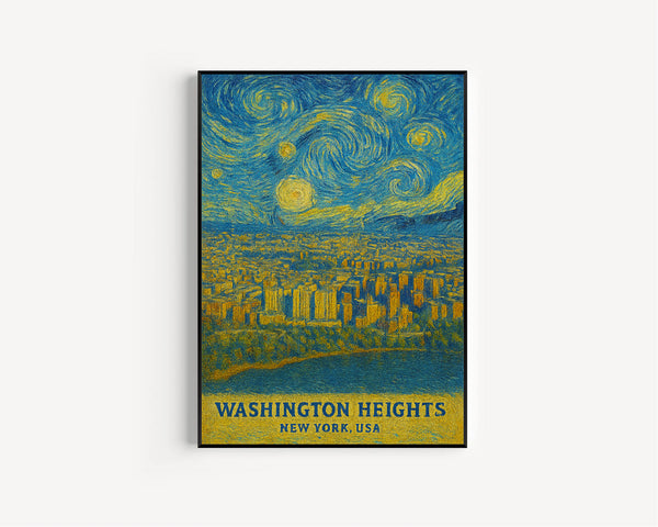 Washington Heights Print, Washington Heights Photo Poster, Washington Heights Travel Wall Art, Washington Heights, New York, USA