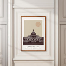 Washington Poster Print, Washington Travel Poster, Washington Minimalistic Wall Art, Washington, District of Columbia, United States 1882437857