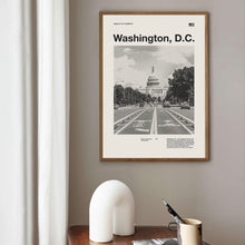 Washington, D.C. City Art Print  Washington, D.C. Poster  Washington, D.C. Wall Art  Mid Century Poster  Travel Print Art 1580049437