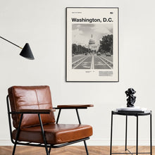 Washington, D.C. City Art Print  Washington, D.C. Poster  Washington, D.C. Wall Art  Mid Century Poster  Travel Print Art 1580049437
