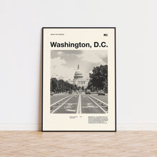 Washington, D.C. City Art Print  Washington, D.C. Poster  Washington, D.C. Wall Art  Mid Century Poster  Travel Print Art 1580049437