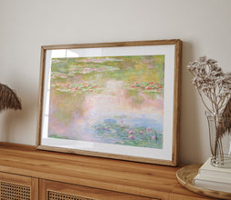 Water Lilies by Claude Monet Poster, Claude Monet Print, Monet Exhibition Print, Landscape wall art, Wall Decor, Home Decor,  Modern Art, 1459349603 9295