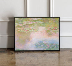 Water Lilies by Claude Monet Poster, Claude Monet Print, Monet Exhibition Print, Landscape wall art, Wall Decor, Home Decor,  Modern Art, 1459349603