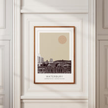 Waterbury Poster Print, Waterbury Travel Poster, Waterbury Minimalistic Wall Art, Waterbury, Connecticut, United States 1868249656