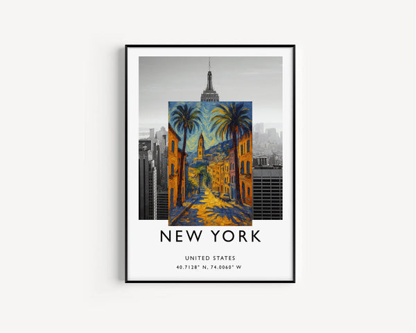 Watercolor Painting, Nice France Wall Art, Cityscape Poster, Travel Enthusiast Gift, Nice France Print, Home Decor, C30-499