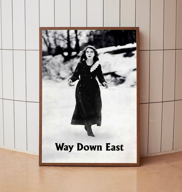 Way Down East 1920Poster Art Print Movie Posters Gift for Movie lovers
