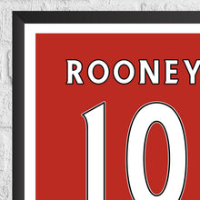 Wayne Rooney Legend Stats Football Print 889480953