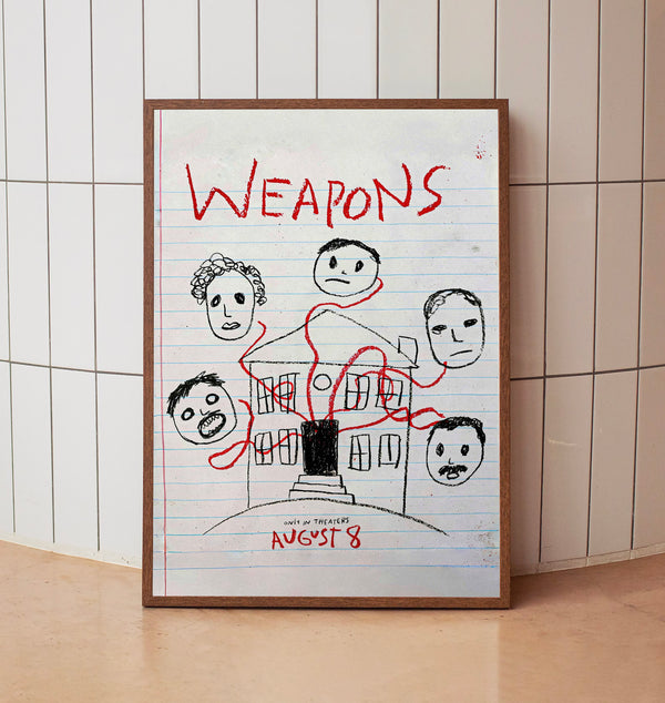 Weapons 2025 Poster Art Print Movie Posters TV Posters Gift for Movie lovers 2