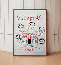 Weapons 2025 Poster Art Print Movie Posters TV Posters Gift for Movie lovers 2