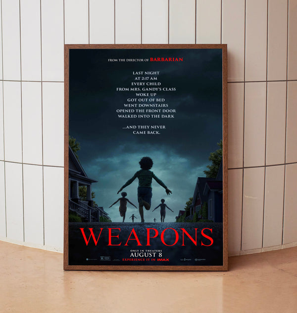 Weapons 2025 Poster Art Print Movie Posters TV Posters Gift for Movie lovers 4