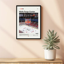 Wells Fargo Center Poster, Philadelphia Flyers Poster Print, NHL Arena Poster, Hockey Fan Gift Print