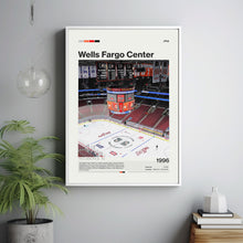 Wells Fargo Center Poster, Philadelphia Flyers Poster Print, NHL Arena Poster, Hockey Fan Gift Print