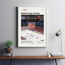Wells Fargo Center Poster, Philadelphia Flyers Poster Print, NHL Arena Poster, Hockey Fan Gift Print