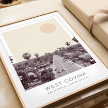 West Covina Poster Print, West Covina Travel Poster, West Covina Minimalistic Wall Art, West Covina, California, United States 1868247858