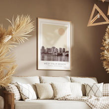 West Palm Beach Poster Print, West Palm Beach Travel Poster, West Palm Beach Minimalistic Wall Art, West Palm Beach, Florida, United States 1868247180