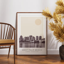 West Palm Beach Poster Print, West Palm Beach Travel Poster, West Palm Beach Minimalistic Wall Art, West Palm Beach, Florida, United States 1868247180