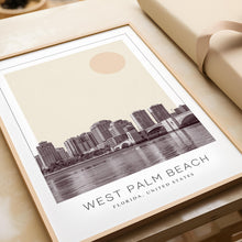 West Palm Beach Poster Print, West Palm Beach Travel Poster, West Palm Beach Minimalistic Wall Art, West Palm Beach, Florida, United States 1868247180