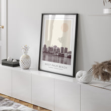 West Palm Beach Poster Print, West Palm Beach Travel Poster, West Palm Beach Minimalistic Wall Art, West Palm Beach, Florida, United States 1868247180