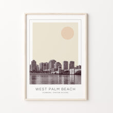 West Palm Beach Poster Print, West Palm Beach Travel Poster, West Palm Beach Minimalistic Wall Art, West Palm Beach, Florida, United States 1868247180