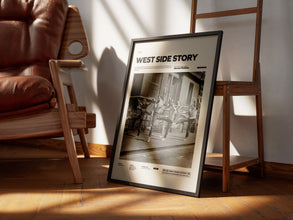 West Side Story Poster, Jerome Robbins Film Poster, Natalie Wood and Richard Beymer Starring West Side Story Print, Movie Wall Art Idea 4327664584