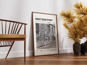 West Side Story Poster, Jerome Robbins Film Poster, Natalie Wood and Richard Beymer Starring West Side Story Print, Movie Wall Art Idea 4327664584