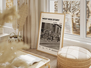 West Side Story Poster, Jerome Robbins Film Poster, Natalie Wood and Richard Beymer Starring West Side Story Print, Movie Wall Art Idea 4327664584