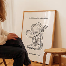 Western Christian Art Print Cowboy Boots, Bible Verse (Digital Download) 1874491037