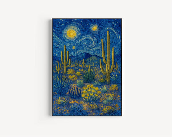Western art print Vintage retro wall art Botanical prints midcentury modern wall art Sunset wall art matisse wall art van gogh Texas art