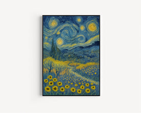 Western art print Vintage retro wall art Botanical prints midcentury modern wall art Sunset wall art matisse wall art van gogh Texas art (3)