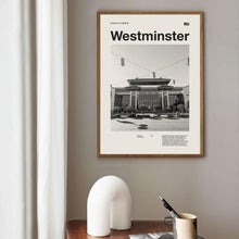 Westminster Print  Westminster Poster  Westminster Wall Art  Mid Century Poster  Travel Print Art  California 1595544474