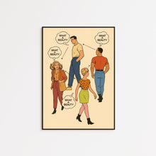 What a Beauty Queer Poster – Retro Comic Style LGBTQ+ Wall Art 4311881325